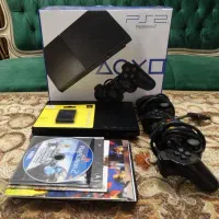 PS2 Slim عروسک و بسیار تمیز و کلکسیونی
