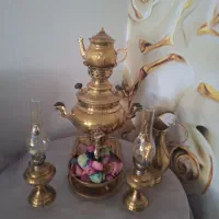 سماور زغالی با تجهیزات