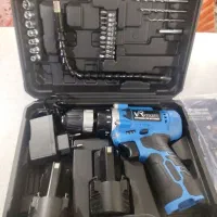 دریل شارژی دوباطری با لوازم ویوارکس