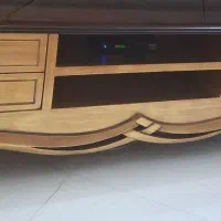 میز تلویزیون چوب صفحه پولیش