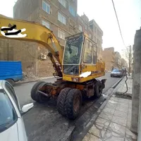 بیل مکانیکی لاستیکی ۹۱۲