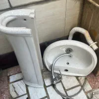 روشویی همراه شیر