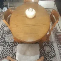 میز ناهار خوری ۴ نفره چوب راش