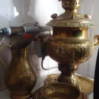 سماورزغالی سنگین با لوازم کامل