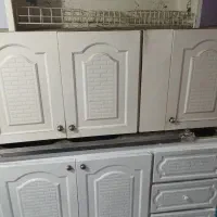 کابینت سفیدگالوانیزه قدیمی سالم سینک ست کامل یاتک