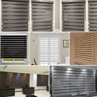 پرده زبرا شید اسکرین دستی و برقی تحویل ۱ساعته