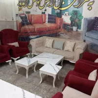 ۷نفره چستر. غذاخوری ۶نفره. جلو مبلی کامل