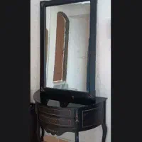 لوازم چوبی کمد کودک اینه دراور کمد بزرگ اینه کنسول