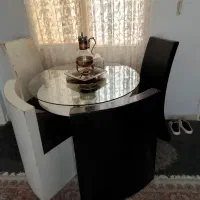 میز ناهارخوری به همراه میز تلویزیون