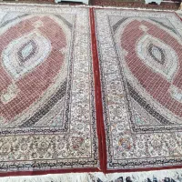 یک جفت فرش ۶ متری ماهی تمام نخ