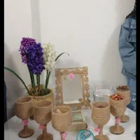 سرویس هفت سین کنفی داخلش بلور