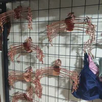 چوب لباسی گیره دار مسی