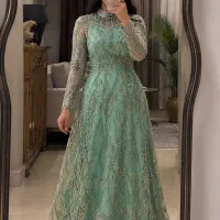لباس شب مجلسی شیک و کارشده