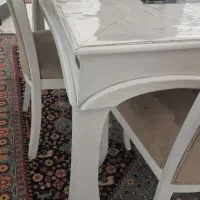 میز ناهارخوری ۴ نفره با صندلی خیلی تمیز قیمت مناسب