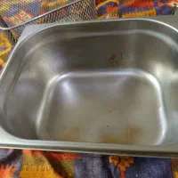 لگن  تمام استیل سرخ کردن  باتوری