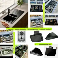 گازتوکار رومیزی هود سینک روکار صفحه ای درسا کدGN8