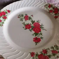 دیس بزرگ پلوخوری گلدار آکبند