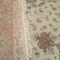 قالی ۱۲متری زربافت کرم ۲تخته