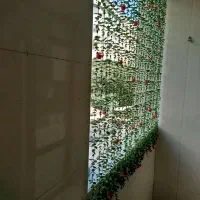 گل مصنوعی پرده ای برا تراس آشپزخانه راهرو