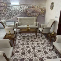 ست مبل ۹نفره کلاسیک همراه عسلی ها