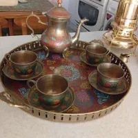 ست سرویس برنجی هندی