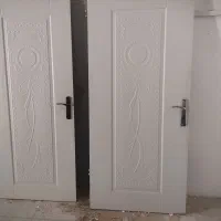 درب چوبی کامل با چهارچوب