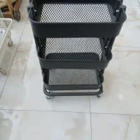 ترولی فلزی ایکیا سه طبقه raskog
