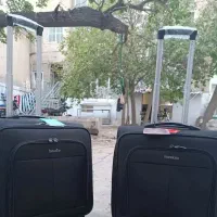 چمدان خلبانی 4چرخ  دوتایی