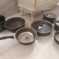 هفت عدد قابلمه وماهی تابه