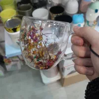 ماگ. سفالی.جادستمال بلور.گلدان