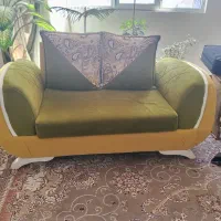 مبل راحتی هفت نفره با چهار عدد جلو مبلی