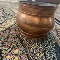 گلدان مسی قدیمی