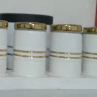 بانکه ادویه جا ادویه اورانوس سفید و طوسی