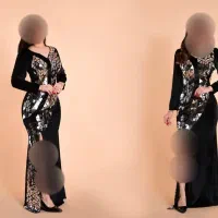 لباس مجلسی آینه کاری