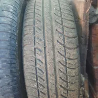لاستیک پراید یک عدد ۹۰درصد یزد و لاستیک پزو۳عدد