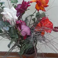 دو شلف گل مصنوعی جالباسی دار و کنجی پی وی سی