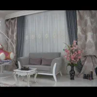 پرده وتور زیرش و دوتا دستک تمیز ونو