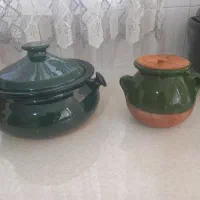 دوعددظرف سفالی
