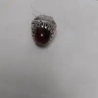 انگشتر نقره مردانه سنگ عقیق