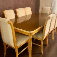 میز غذاخوری ۸ نفره بسیار زیبا ‌و سالم