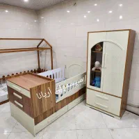 مدل نهال تخت کمد نوزادی
