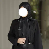روسری مجلسی فول نگین