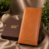 کیف پول چرم طبیعی گاوی مدل بلند جای گوشی