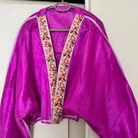 کت زنانه خاص با آستین گشاد و گلدوزی