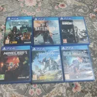 دیسک های بازی ps4 ماینکرفت هورایزن بتلفید 1 و...