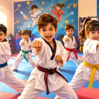 کلاس رزمی کودکان از سه سال و بازی ورزش