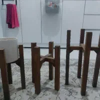 پایه گلدان چوبی