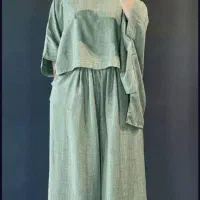 ست مانتو شلوار با رنگبندی مناسب سایز ۴۰ تا ۵۰