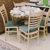 صندلی ومیزناهارخوری وصبحونه خوری ۴ نفره شیک باکلاس