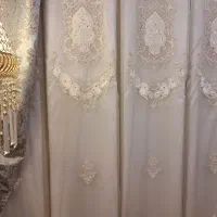 پرده حریر قاب دار